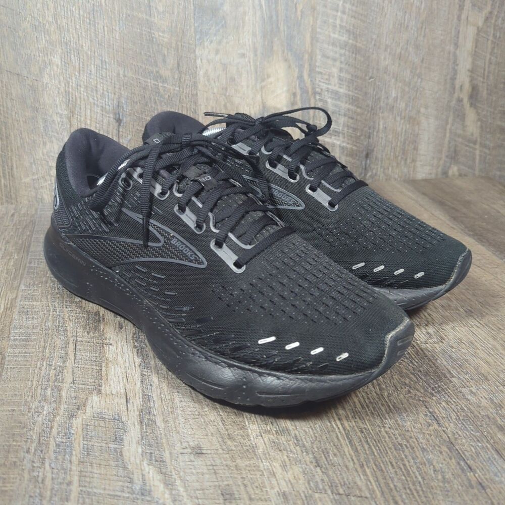 Brooks Glycerin 20 Men's Size 12.5 D Running Shoes Triple Black 1103821D020